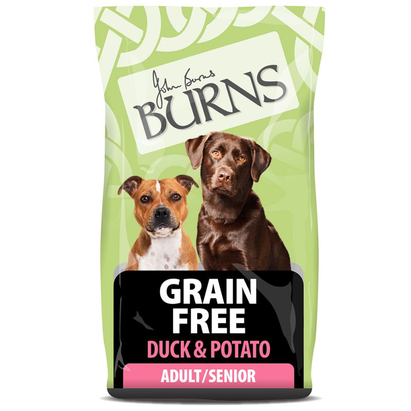 Grain free duck and potato dog food outlet