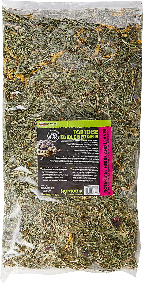 Komodo Tortoise Edible Bedding 10L PETSGANG