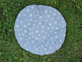 Grey/White Star Cuddle Cup Bowl Rabbit Hutch Indoor Bed