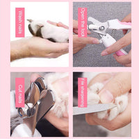 Cat Nail Trimmer with Safety Guard
