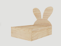 Easter Bunny Rabbit Hutch Indoor Bed