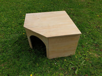 Corner Rabbit hutch house