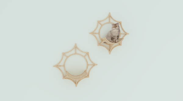 Spider Web | Cat Furniture| Wall Mounted| for Lounging Sleeping Climbing Cat Shelves