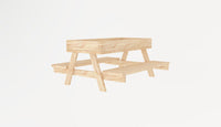 XL Heuraufe für Riesenkaninchen Picknicktisch 50Lx50Bx15H cm