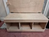 Chicken nest boxes - Triple 31" x 12" x 13" Coop Nest box Chickens / Hens back side can flip open