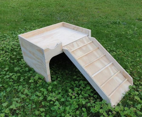 Tortoise Hedgehog House Castle small animal hideaway 60Wx30Hx35D cm