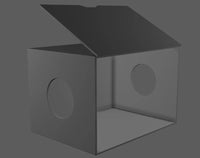Cat litter tray enclosure furniture cabinet to hide litter box 12mm plywood