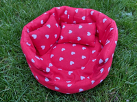 Blue Sheep Opened Front Snuggle Cups for Guinea Pig Bed Cuddle Cup with Two Cushion Pillows for Improved Sleep Machine Washable Cozy