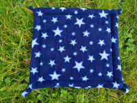Orange White Stars Reversible Double Sided Hammock for guinea pigs, chinchillas, squirrels, rats, hamsters and other small animals