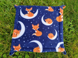 Orange White Stars Reversible Double Sided Hammock for guinea pigs, chinchillas, squirrels, rats, hamsters and other small animals