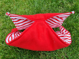 Candy Cane Double Hammock for Rats, Chinchilla, Hamster, Guinea Pigs Pet Hanging Swinging Double Layer Hammock Sleep Sugar Glider