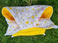 White/Colored Stars Double Hammock for Rats, Chinchilla, Hamster, Guinea Pigs Pet Hanging Swinging Double Layer Hammock Sleep Sugar Glider Inactive