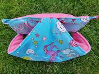 Unicorn Double Hammock for Rats, Chinchilla, Hamster, Guinea Pigs Pet Hanging Swinging Double Layer Hammock Relax Sleep Sugar Glider