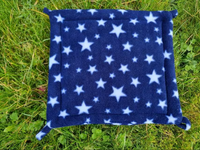 Blue/Orange Fox Reversible Double Sided Hammock for guinea pigs, chinchillas, squirrels, rats, hamsters and other small animals