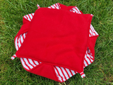 Candy Cane Double Hammock for Rats, Chinchilla, Hamster, Guinea Pigs Pet Hanging Swinging Double Layer Hammock Sleep Sugar Glider
