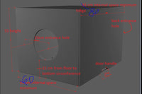 Cat litter tray enclosure furniture cabinet to hide litter box 12mm plywood