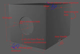 Cat litter tray enclosure furniture cabinet to hide litter box 12mm plywood