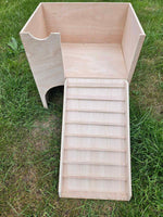 Large Tortoise Hideout Castle Large With High Walls For Tortoise, Guinea pig, Hamster, Mice, Rats small animal exercise hutch