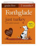 Forthglade Just Grain-Free Natural Wet Dog Food - Just Turkey Dog Food