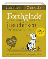 Forthglade Just Grain-Free Natural Wet Dog Food - Just Chicken Dog Food