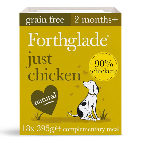 Forthglade Just Grain-Free Natural Wet Dog Food - Just Chicken Dog Food