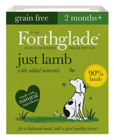 Forthglade Just Grain-Free Natural Wet Dog Food - Just Lamb Dog Food