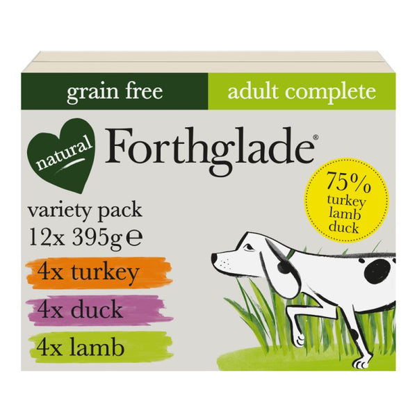 Forthglade Complete Meal Grain Free Adult Dog - Mixed Pack Dog Food