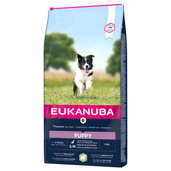 Eukanuba Puppy Small & Medium Breed – Lamb & Rice Dog Food