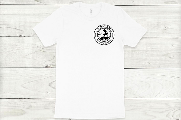 White T shirt small emblem