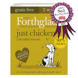 Forthglade Just Grain-Free Natural Wet Dog Food - Just Chicken Dog Food