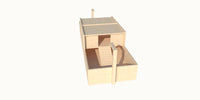 2 Tier House Tortoise Table