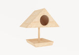 Triangle Wooden Bird Cage House