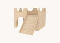 Castle With Porch Rabbit Hutch House