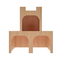 Triple Hop Up Rabbit Hutch House