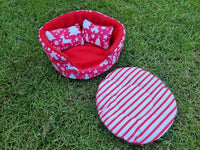 Cuddle Cup With Pad & Pillows Guinea Pig Hutch Indoor Bed