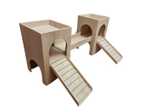 Two Towers Rabbit hutch house