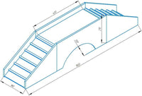 Hedgehog Long Ramp Bridge Tortoise Table Vivarium House