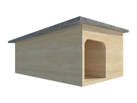 Double hedgehog Hibernation house shelter