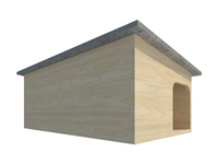 Double hedgehog Hibernation house shelter