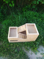 3 Tier House Tortoise Table