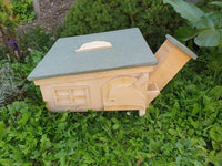 Predator Proof Hedgehog Hibernation Wildlife Shelter Habitat Nest Box - DESIGN #3