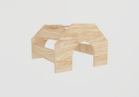 Wooden Connecting Tunnel Hamster Cage House
