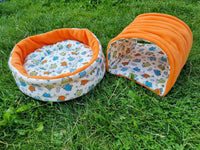 Cozy Snuggle Cup Bowl Rabbit Hutch Indoor Bed