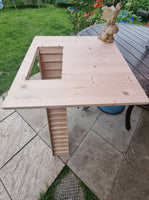 Rabbit Hutch Cage Wooden stand platform