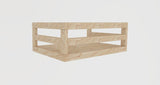 Rectangular With Entrance & Hole Hanging Chinchilla Cage Ledge