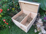 Predator Proof Hedgehog Hibernation Wildlife Shelter Habitat Nest Box - DESIGN #1
