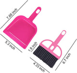 Mini Dustpan and Brush Set Portable Exquisite Pet Waste Cleaning Kit