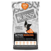 Burns Active Working - Chicken & Rice Dog Food