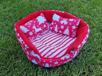 Cuddle Cup With Pad & Pillows Guinea Pig Hutch Indoor Bed