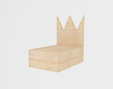 Wooden Crown Hamster Cage Beds